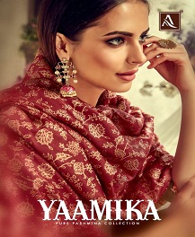 Alok By Yaamika Pure Pashmina Designer Dress Material