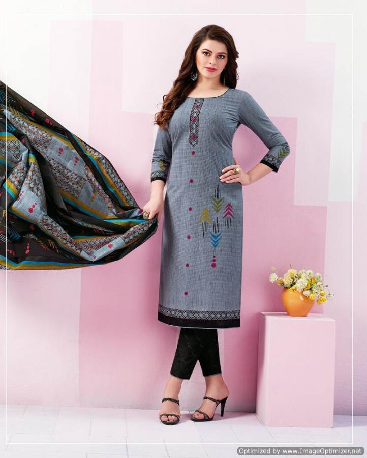 Balaji Present Kumkum Vol 21 Heavy Printed Cotton Dress Material