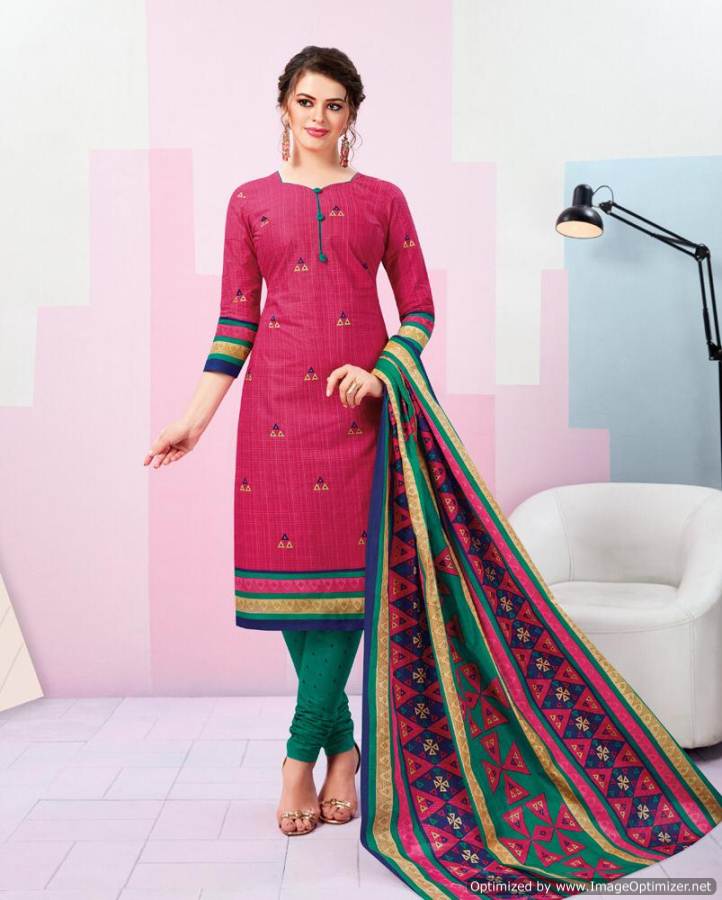 Balaji Present Kumkum Vol 21 Heavy Printed Cotton Dress Material