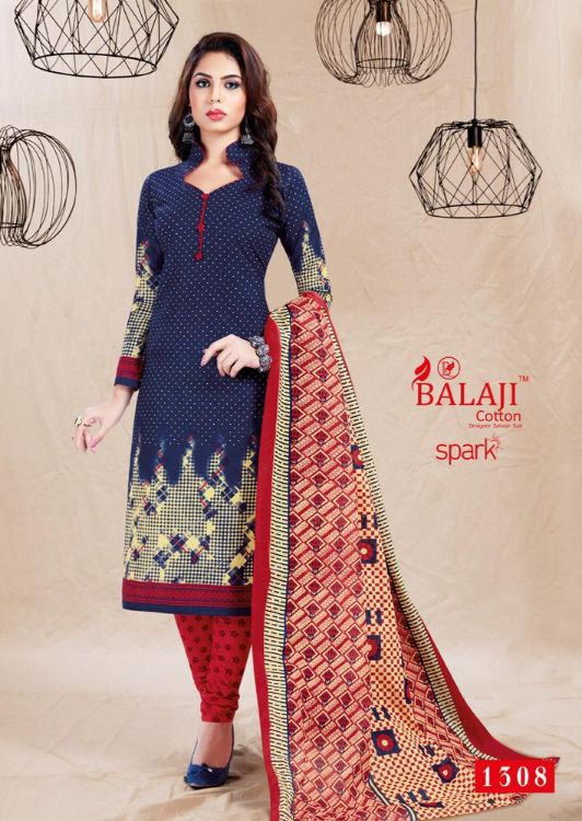 Balaji Present Spark Vol 13 Cotton Printed Dress Material Catalogue
