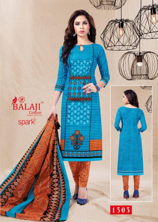Balaji Present Spark Vol 13 Cotton Printed Dress Material Catalogue