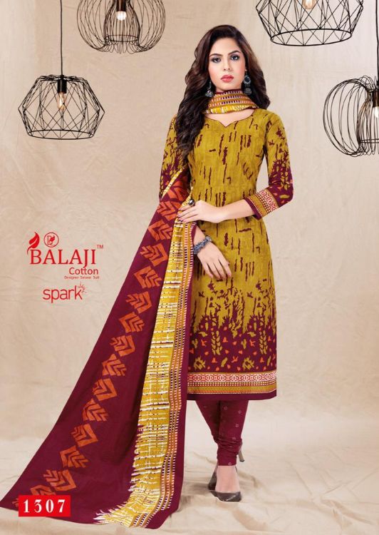 Balaji Present Spark Vol 13 Cotton Printed Dress Material Catalogue