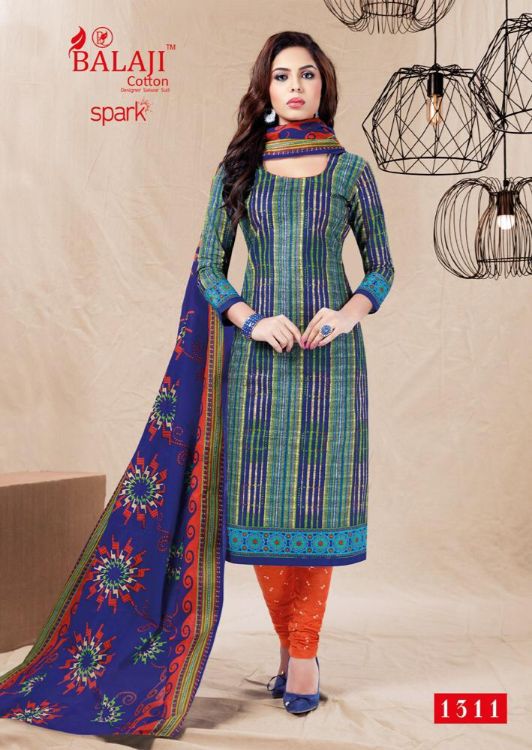 Balaji Present Spark Vol 13 Cotton Printed Dress Material Catalogue