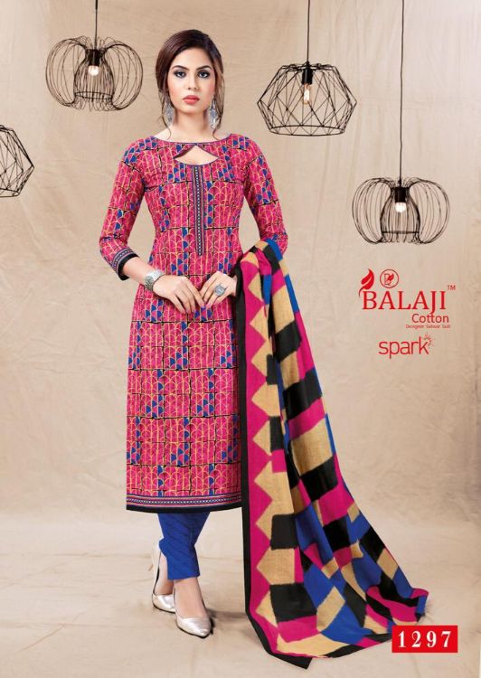 Balaji Present Spark Vol 13 Cotton Printed Dress Material Catalogue