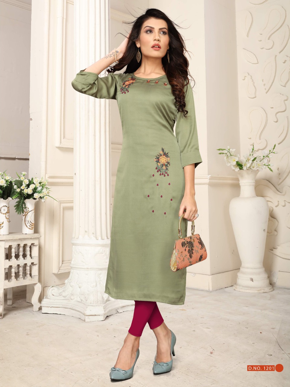 Banwery Present Blush Casual Wear Designer Kurtis Catalogue