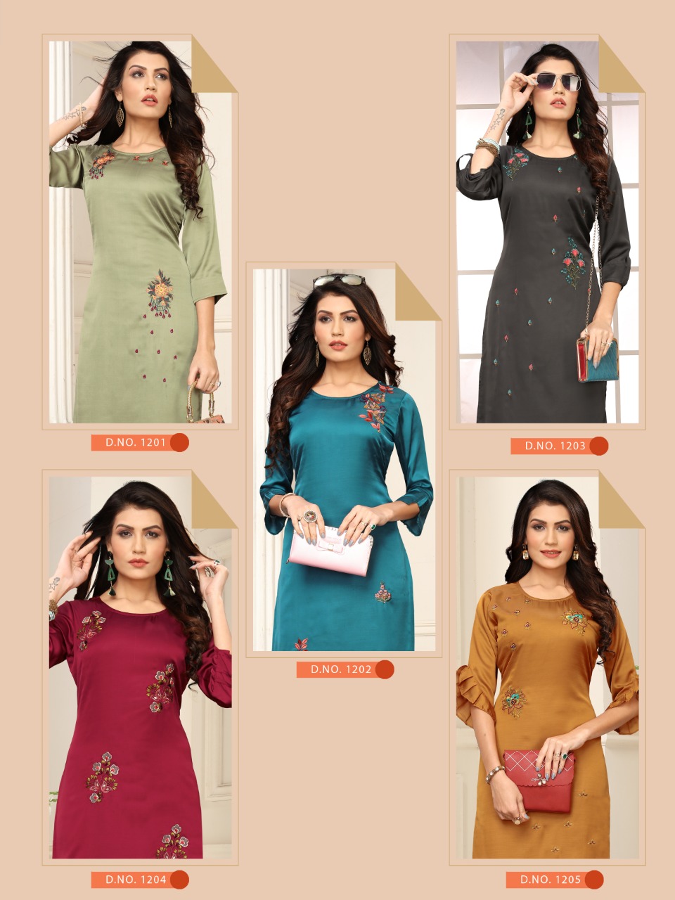 Banwery Present Blush Casual Wear Designer Kurtis Catalogue