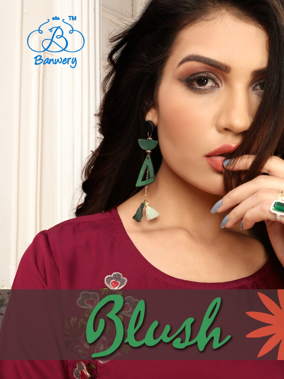Banwery Present Blush Casual Wear Designer Kurtis Catalogue