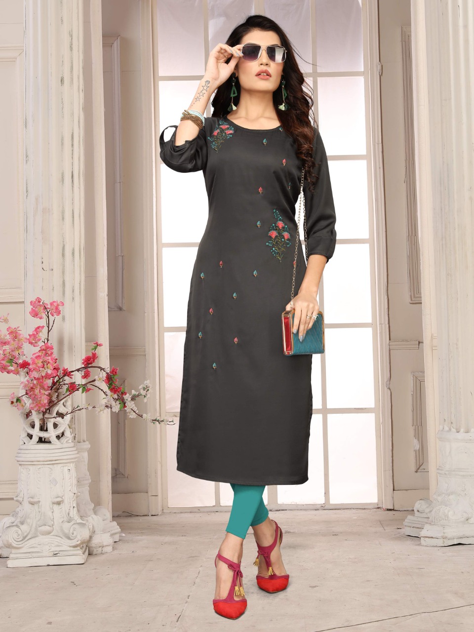 Banwery Present Blush Casual Wear Designer Kurtis Catalogue
