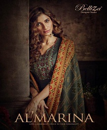 Belliza Present Al Marina Vol 2 Pure Pashmina Digital Printed Dress Material