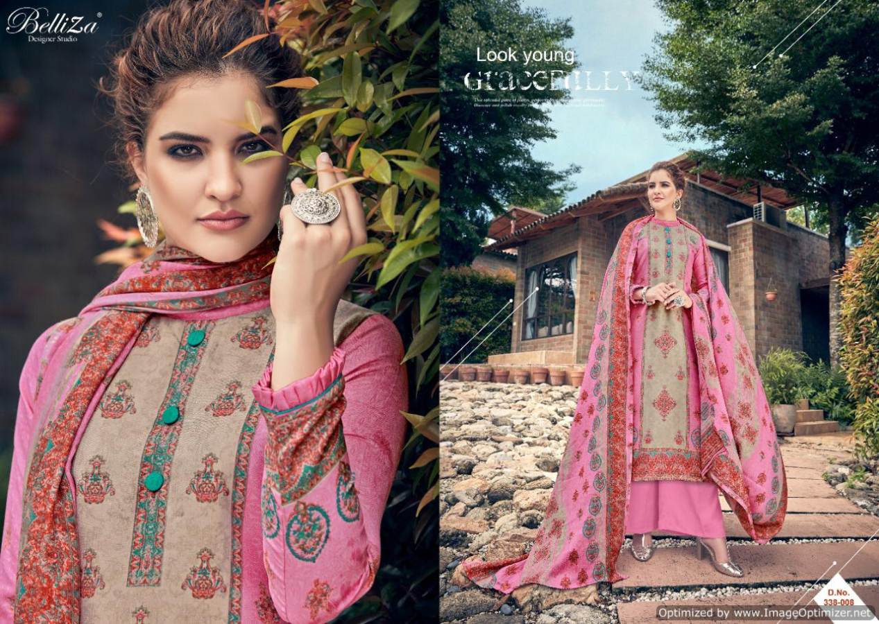 Belliza Present Masakali Pure Pashmina Dress Material Catalogue