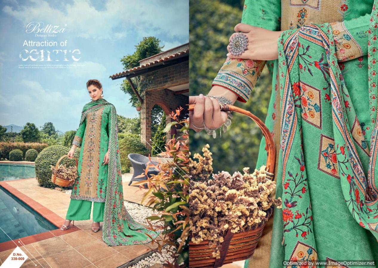 Belliza Present Masakali Pure Pashmina Dress Material Catalogue