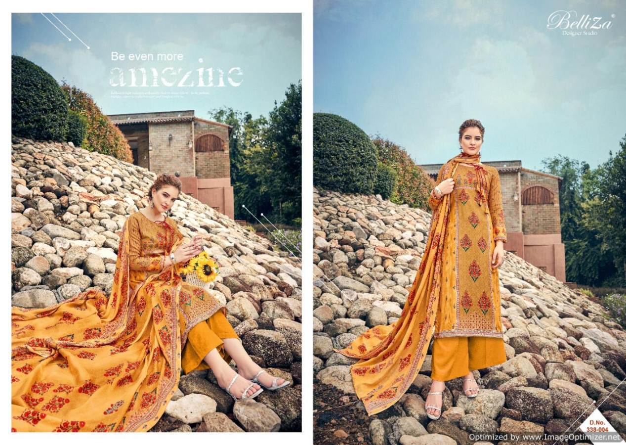 Belliza Present Masakali Pure Pashmina Dress Material Catalogue
