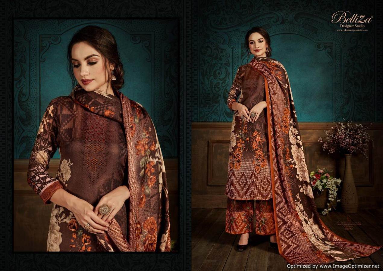 Belliza Present Zubeda Vol 2 Stitched Pure Pashmina Digital Printed Dress