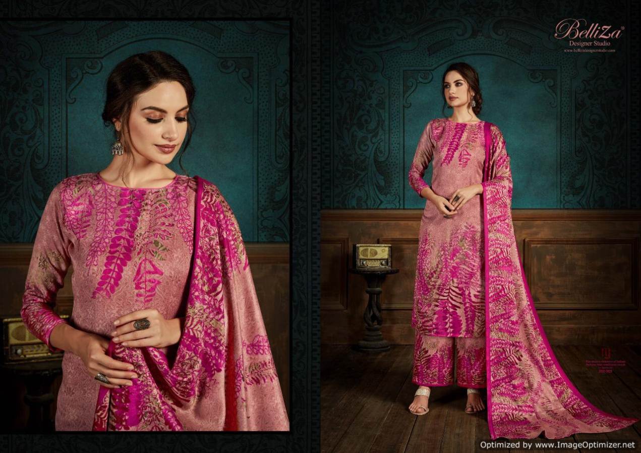 Belliza Present Zubeda Vol 2 Stitched Pure Pashmina Digital Printed Dress