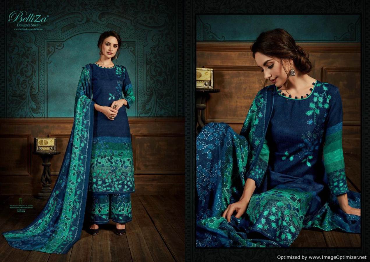 Belliza Present Zubeda Vol 2 Stitched Pure Pashmina Digital Printed Dress