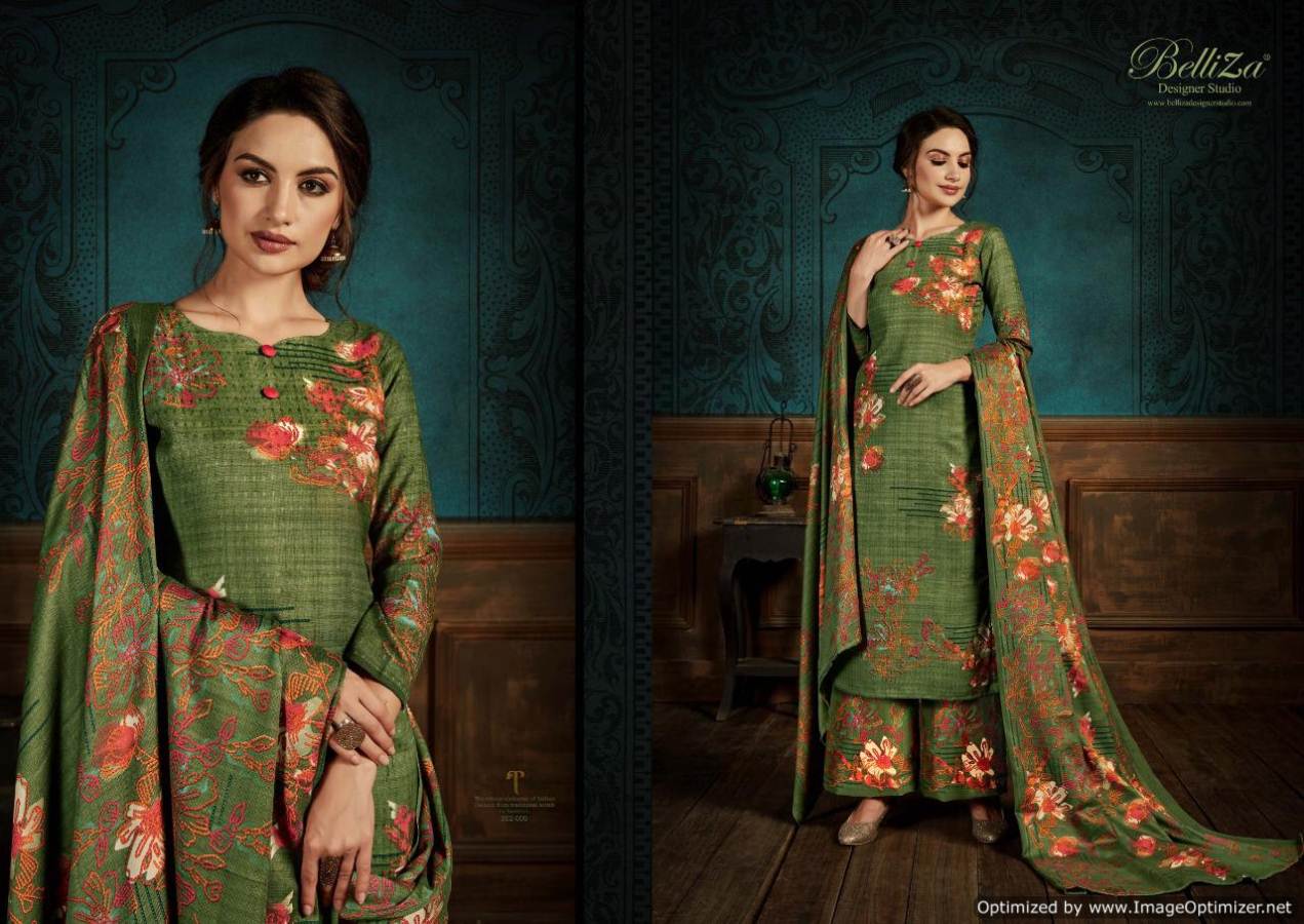 Belliza Present Zubeda Vol 2 Stitched Pure Pashmina Digital Printed Dress