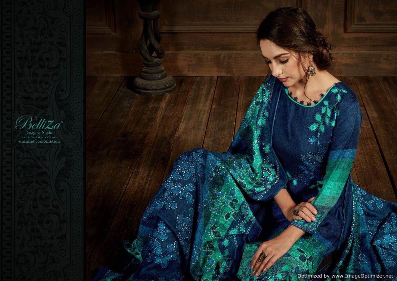 Belliza Present Zubeda Vol 2 Stitched Pure Pashmina Digital Printed Dress