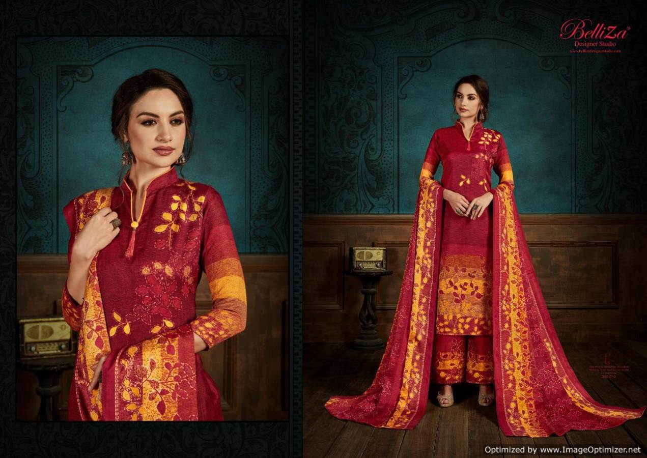 Belliza Present Zubeda Vol 2 Stitched Pure Pashmina Digital Printed Dress