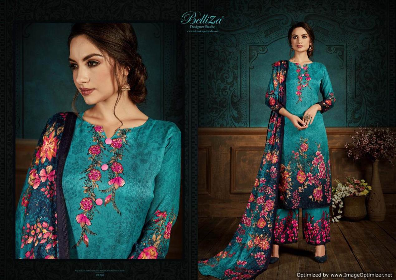 Belliza Present Zubeda Vol 2 Stitched Pure Pashmina Digital Printed Dress