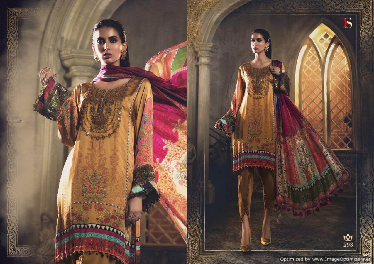 Deepsy Present Maria B Silk Designer Pakistani Salwar Suits
