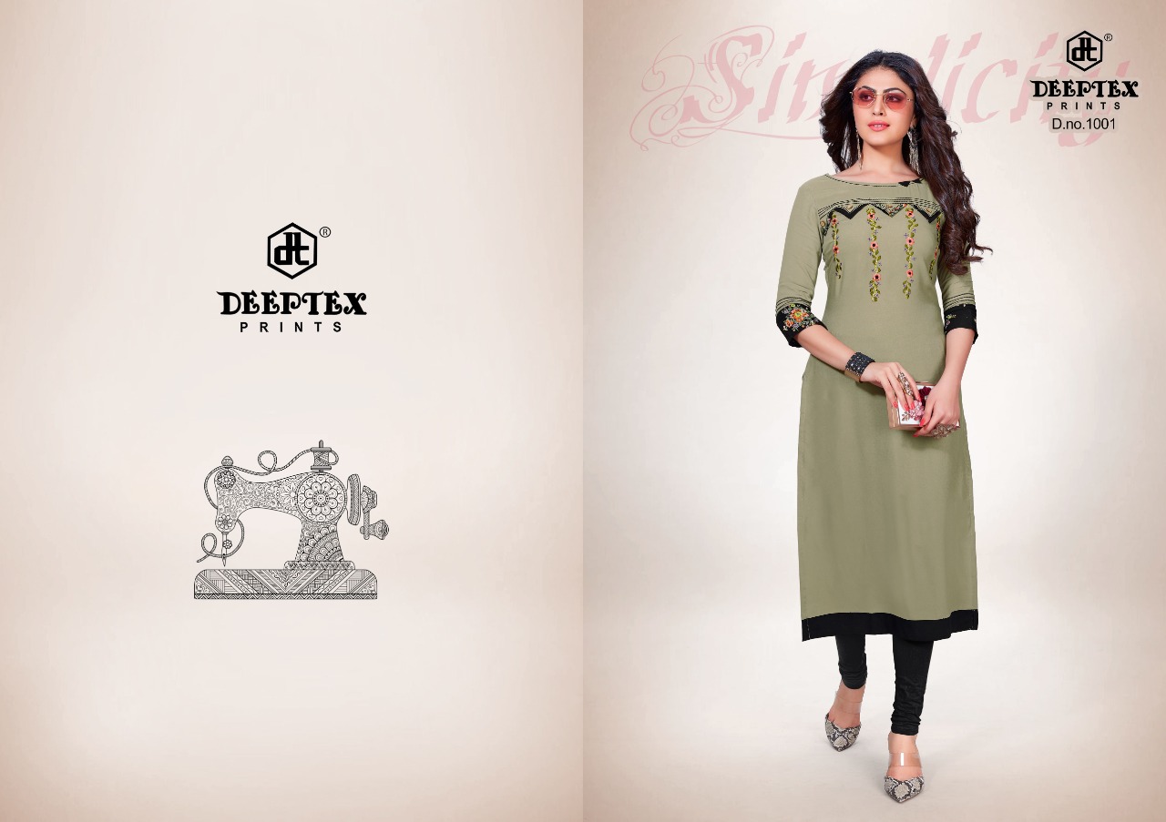 Deeptex By Flora Vol 1 Heavy Rayon Running Wear Kurtis Catalogue