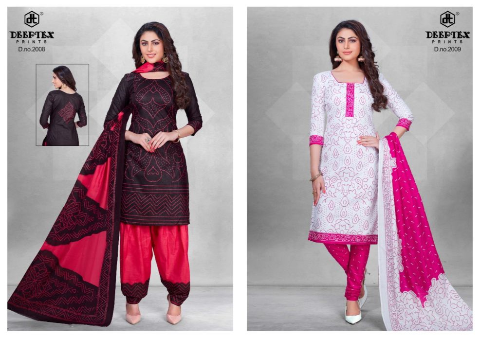 Deeptex Present Classic Chunaris Vol 20 Pure Cotton Printed Dress Material