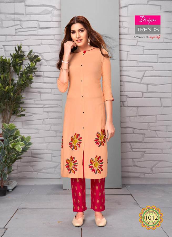 Diya Trends Present Sparkle Vol 1 Running Wear Kurti With Palazzo