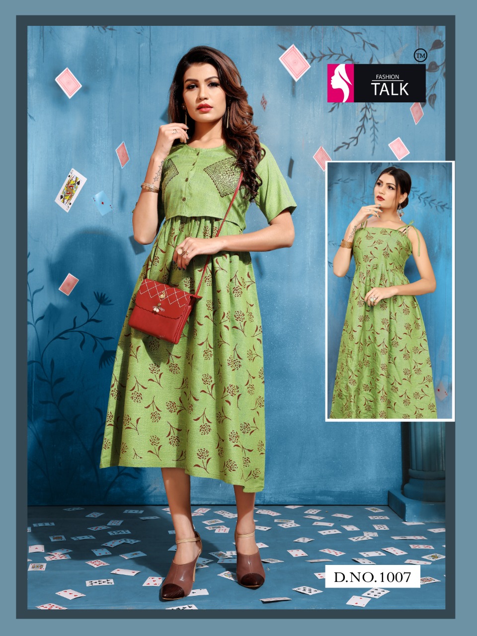 Fashion Talk Present Tucute Stylish Heavy Rayon Kurtis Catalogue