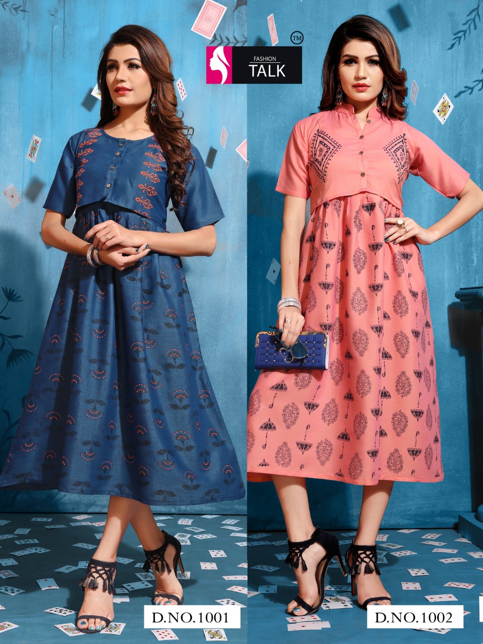 Fashion Talk Present Tucute Stylish Heavy Rayon Kurtis Catalogue