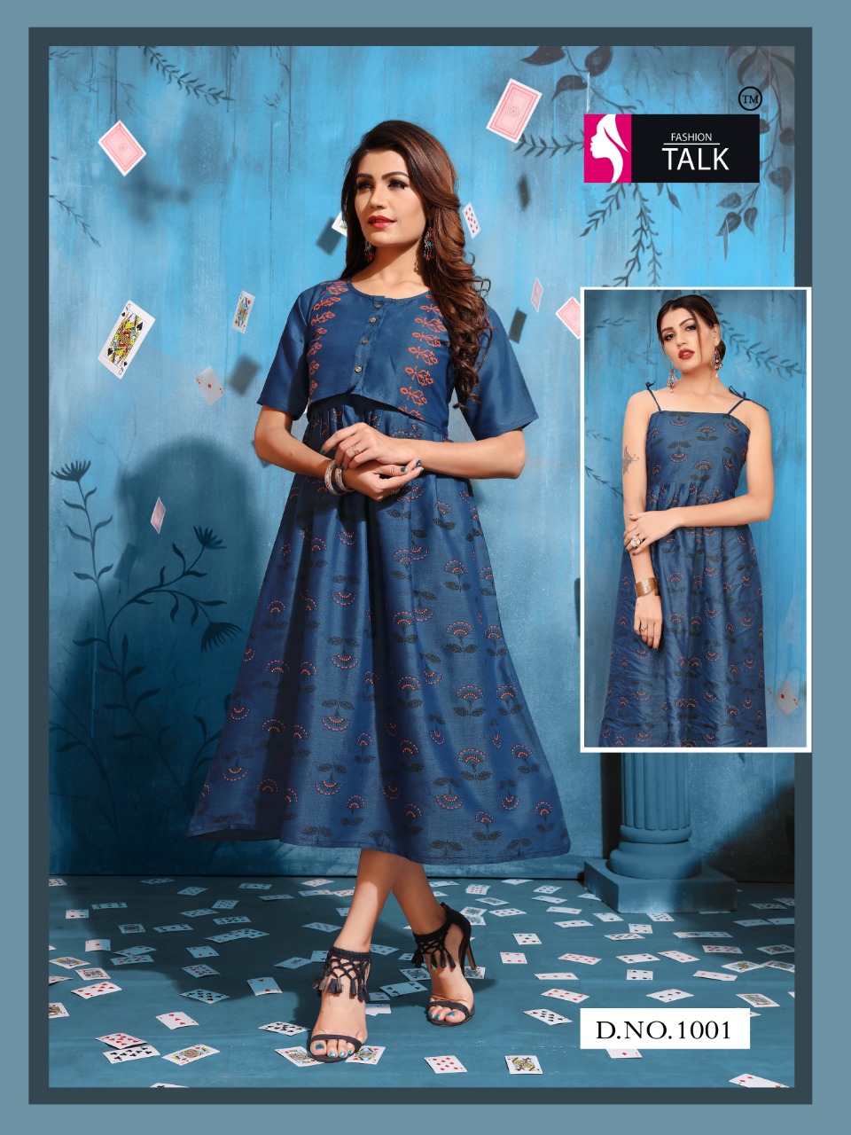 Fashion Talk Present Tucute Stylish Heavy Rayon Kurtis Catalogue