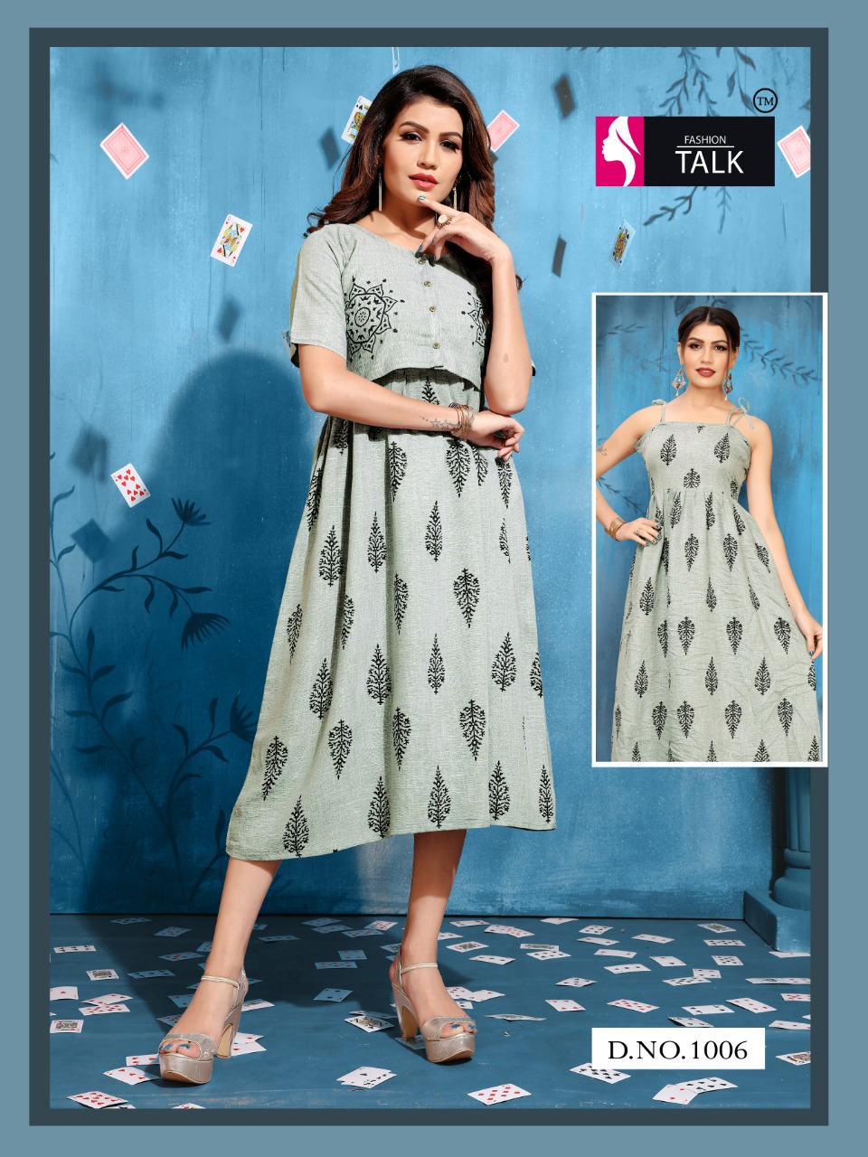 Fashion Talk Present Tucute Stylish Heavy Rayon Kurtis Catalogue