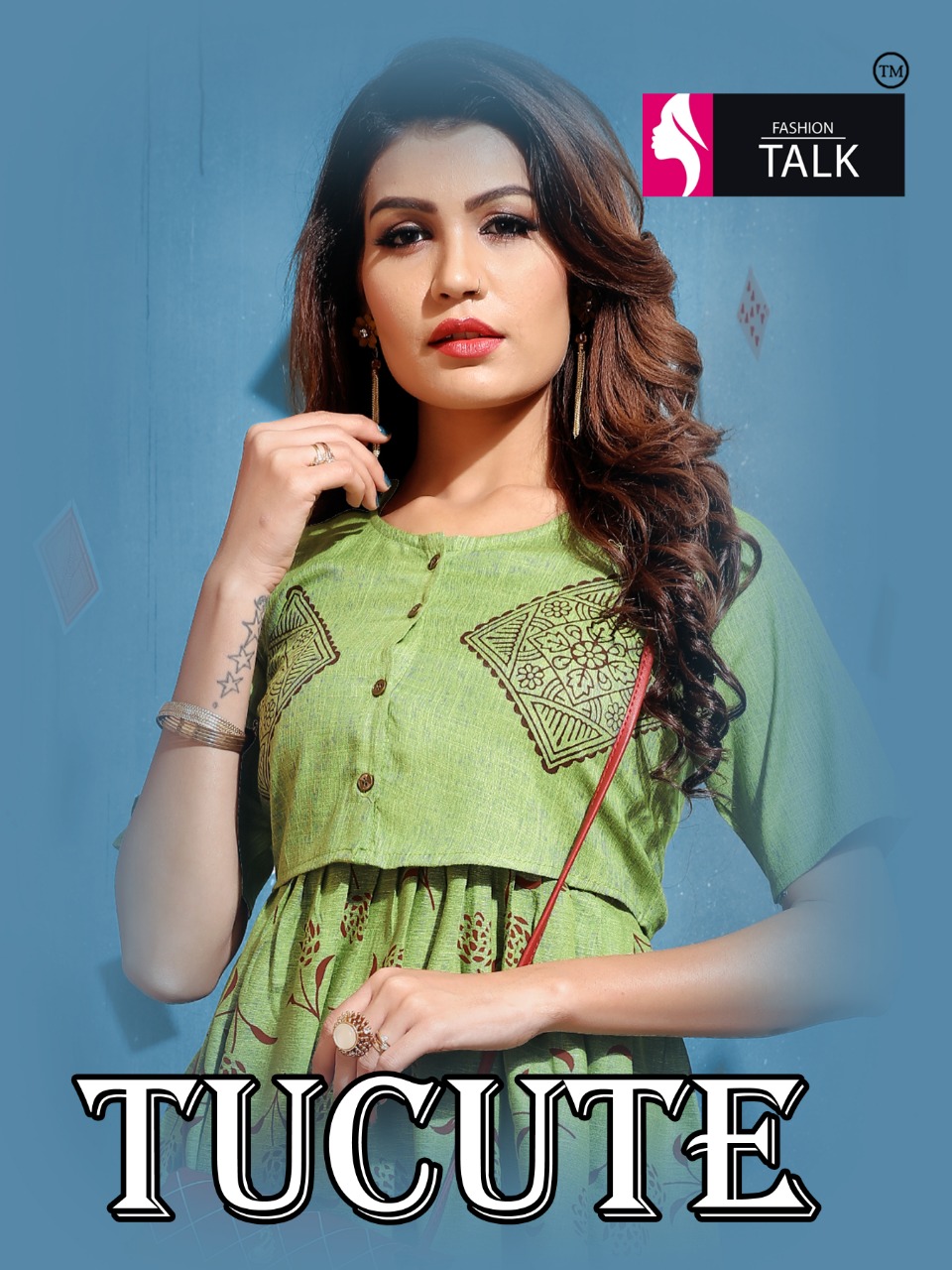 Fashion Talk Present Tucute Stylish Heavy Rayon Kurtis Catalogue
