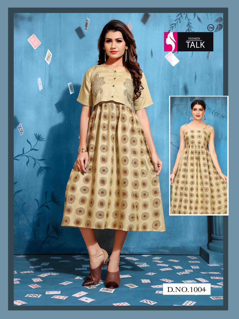 Fashion Talk Present Tucute Stylish Heavy Rayon Kurtis Catalogue