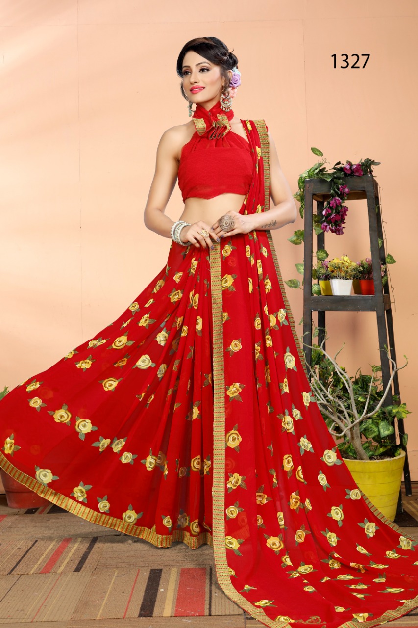 Haytee Present Colors Vol 41 Fancy Running Wear Printed Sarees Catalogue