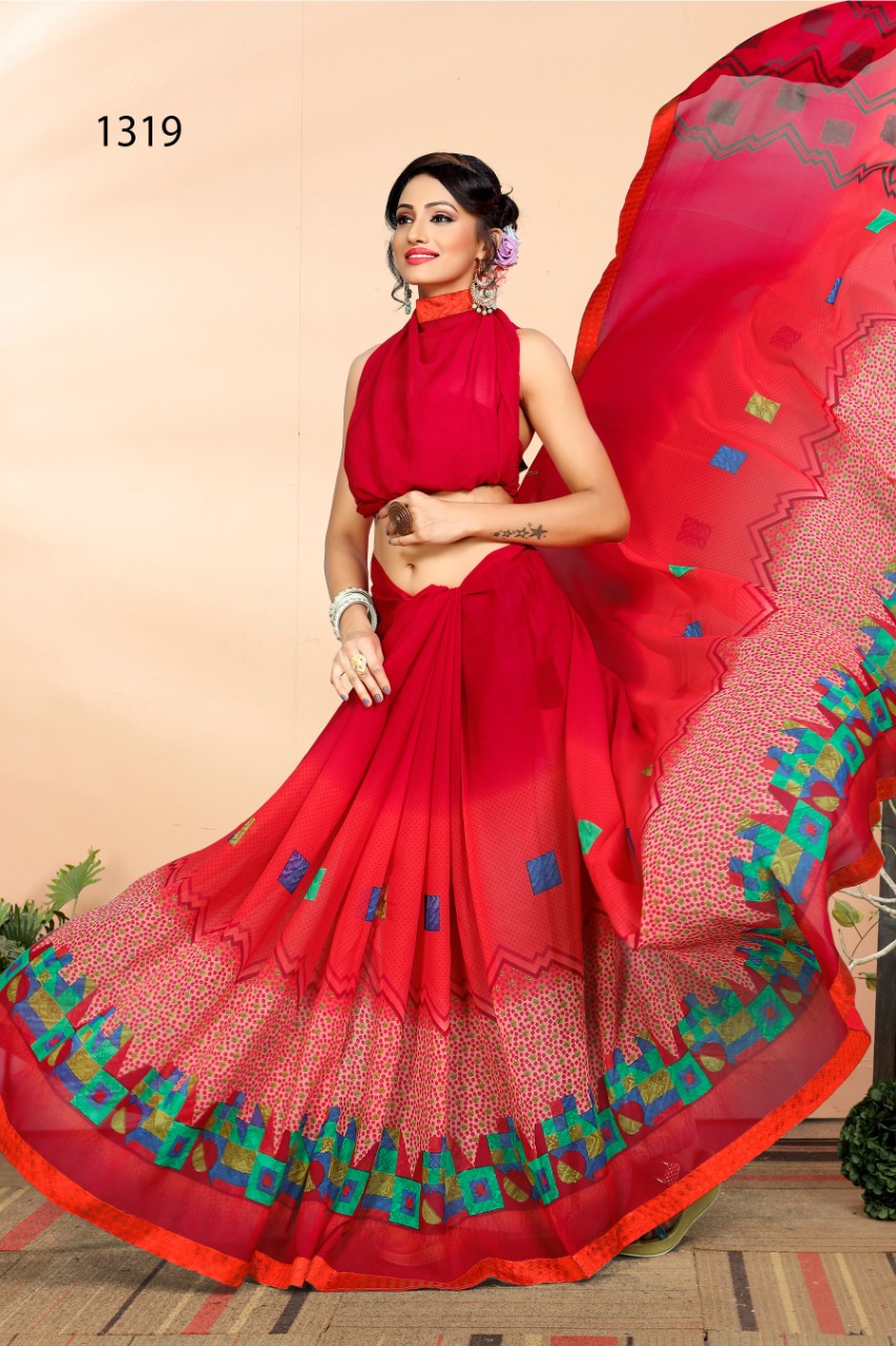 Haytee Present Colors Vol 41 Fancy Running Wear Printed Sarees Catalogue