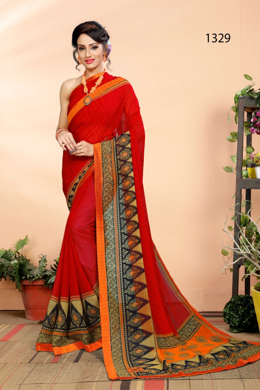 Haytee Present Colors Vol 41 Fancy Running Wear Printed Sarees Catalogue