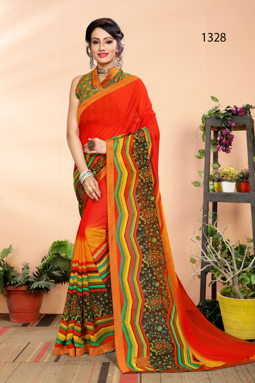 Haytee Present Colors Vol 41 Fancy Running Wear Printed Sarees Catalogue