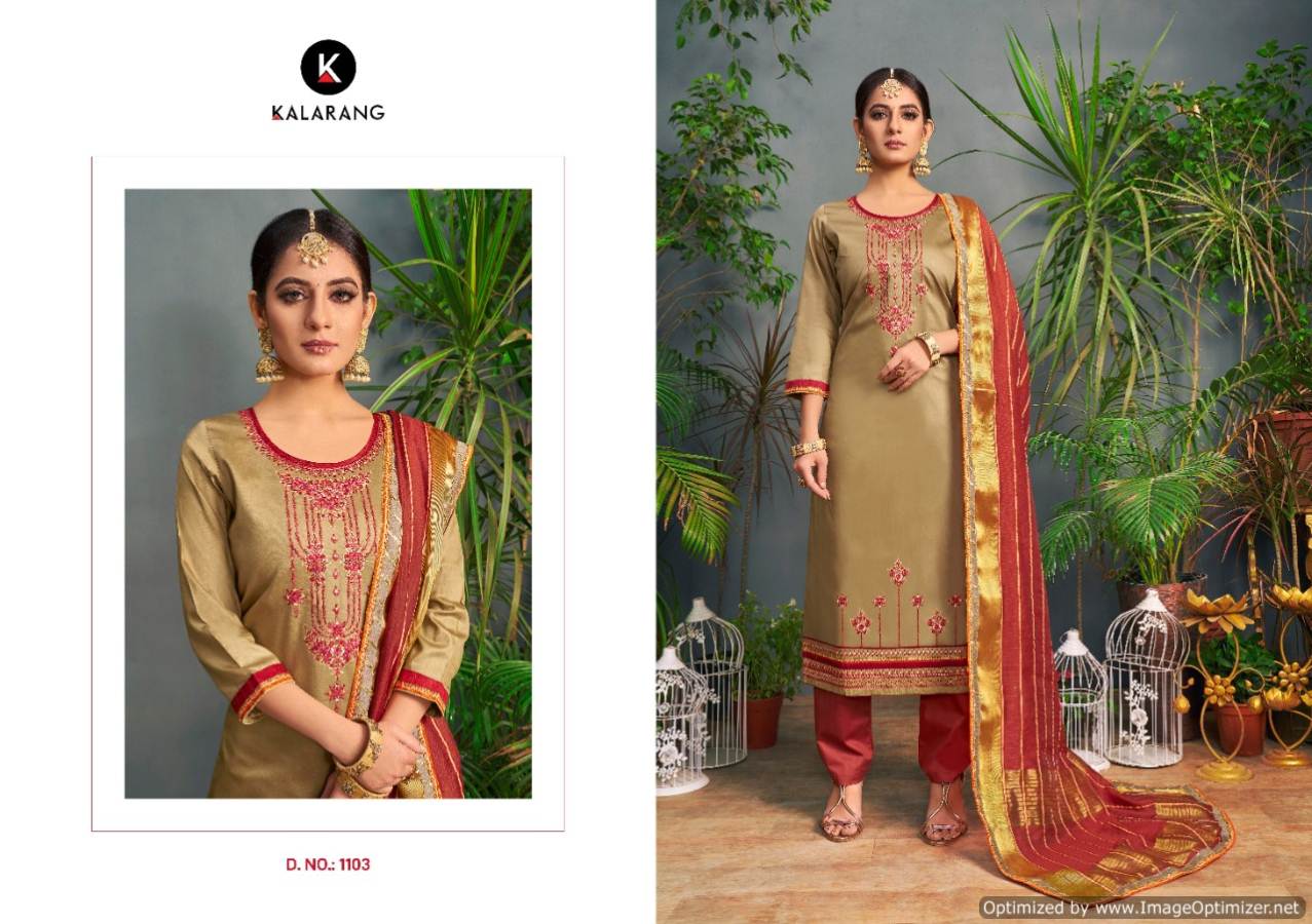 Kalarang By Jasmine Vol 7 Casual Wear Dress Material Collection