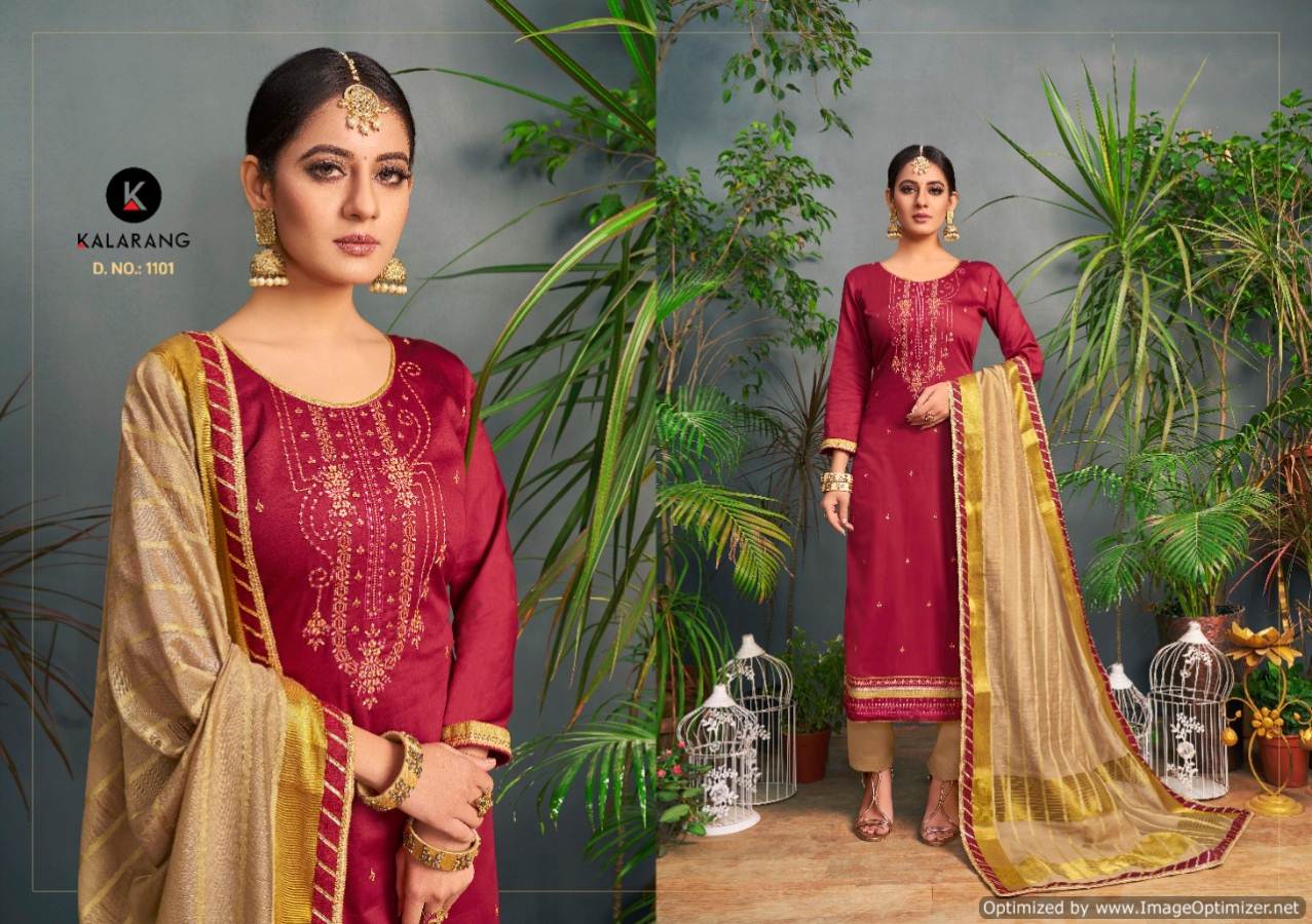 Kalarang By Jasmine Vol 7 Casual Wear Dress Material Collection