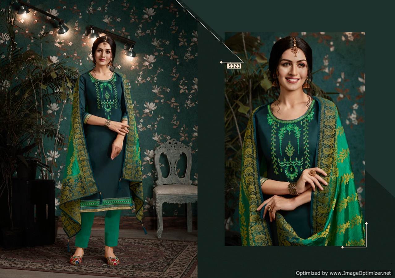Kessi By Asopalav Vol 12 Jam Silk Embroidered Designer Dress Material