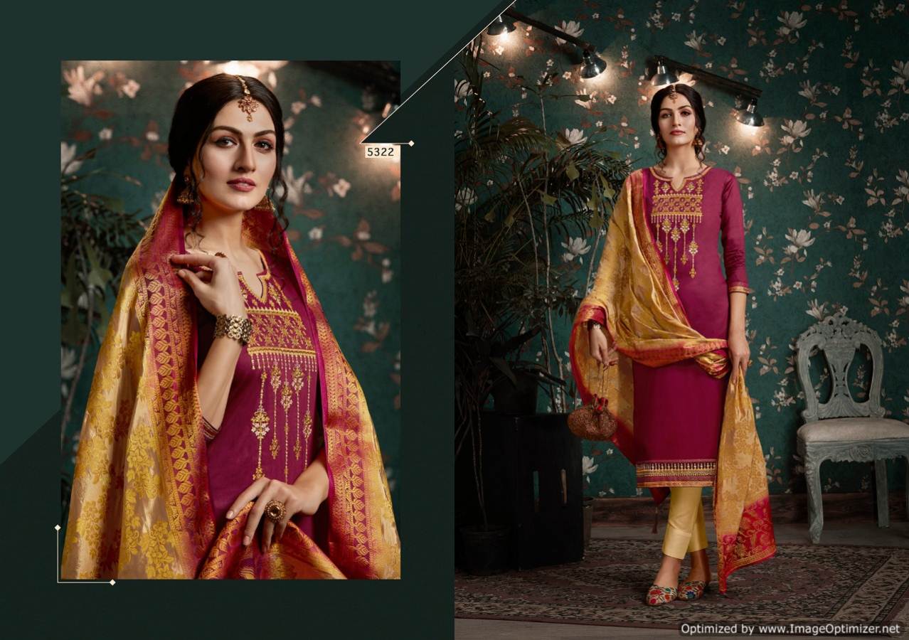 Kessi By Asopalav Vol 12 Jam Silk Embroidered Designer Dress Material