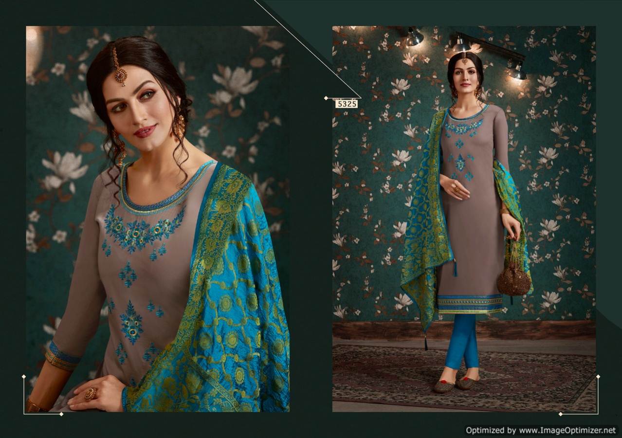 Kessi By Asopalav Vol 12 Jam Silk Embroidered Designer Dress Material