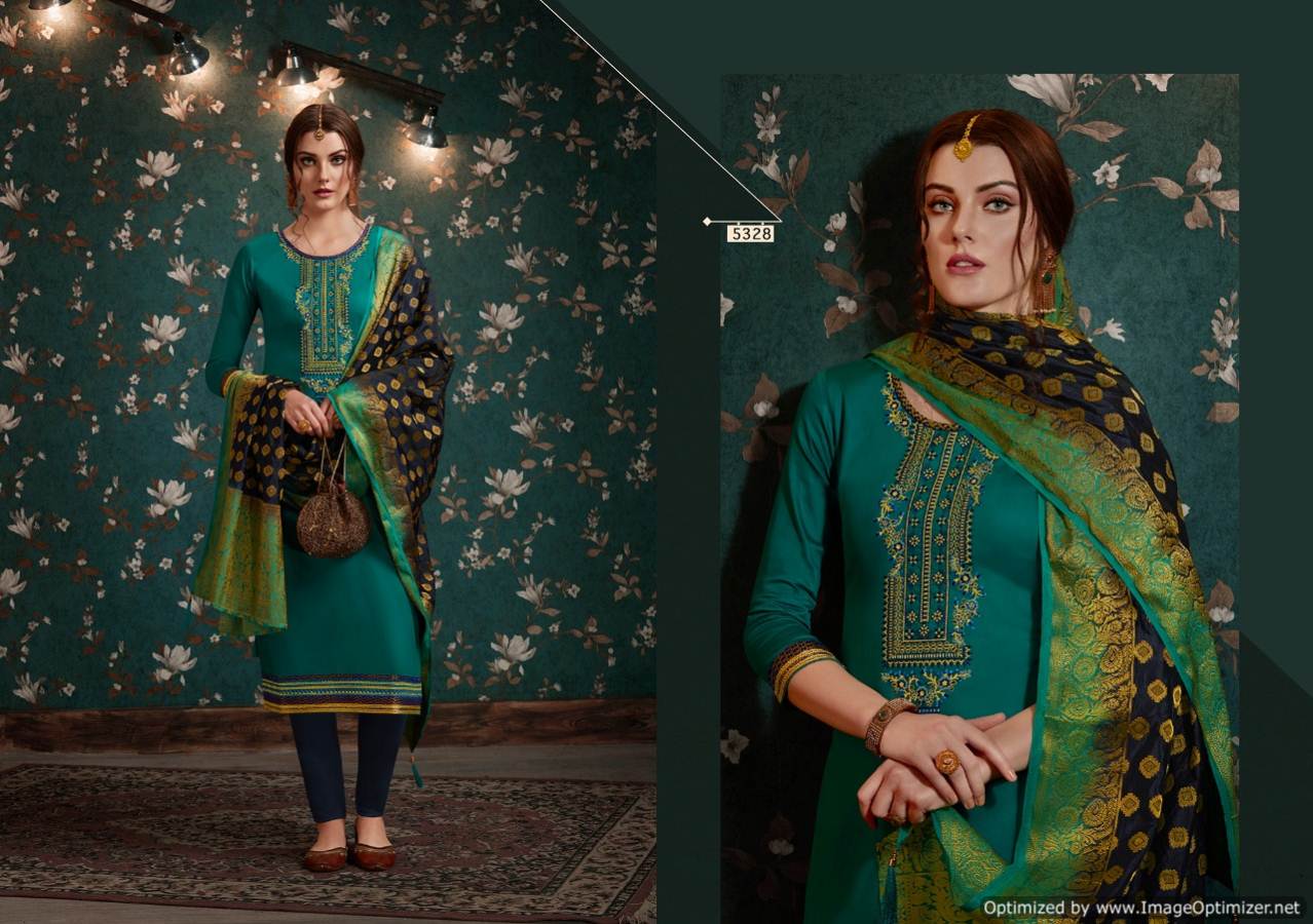 Kessi By Asopalav Vol 12 Jam Silk Embroidered Designer Dress Material