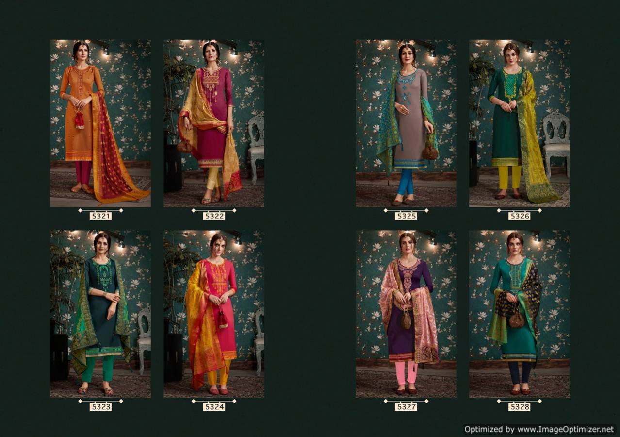 Kessi By Asopalav Vol 12 Jam Silk Embroidered Designer Dress Material