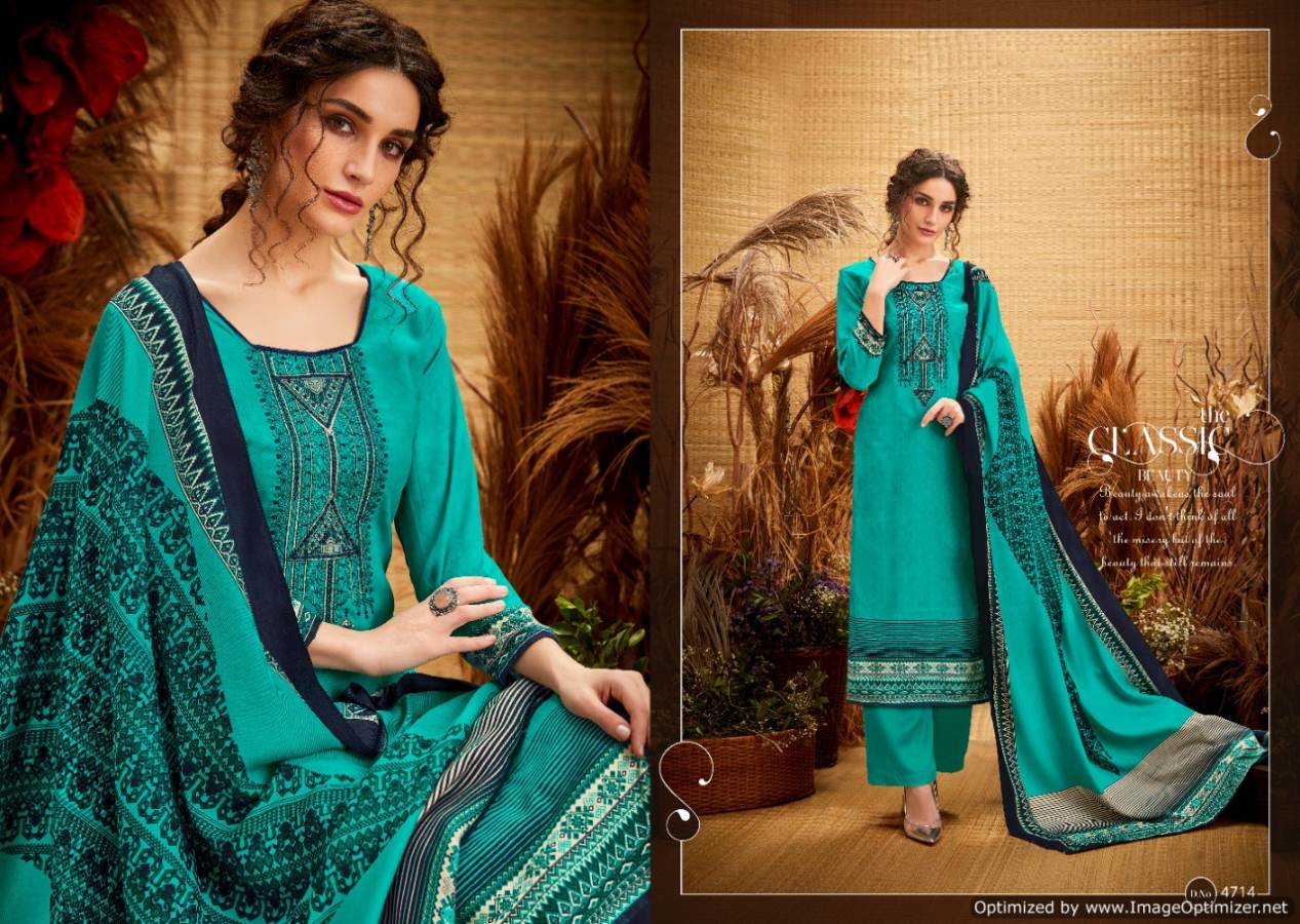 Levisha By Pakiza Vol 2 Pure Pashmina Printed Dress Material