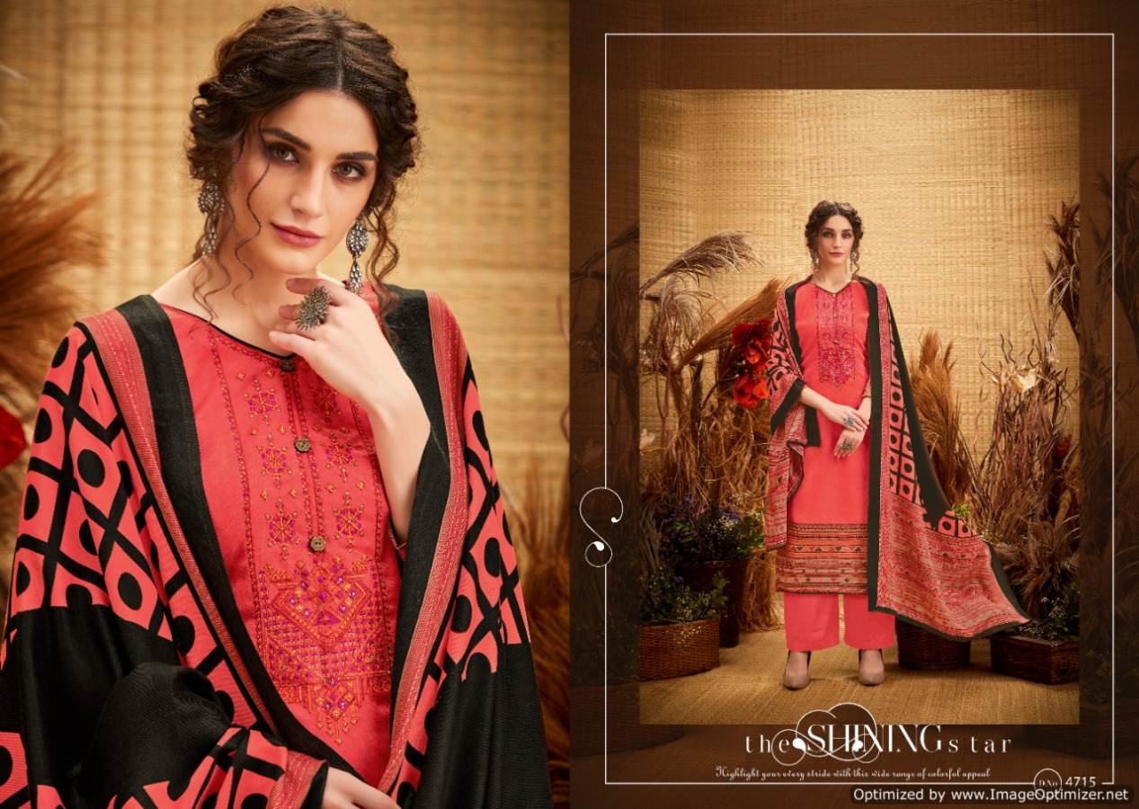 Levisha By Pakiza Vol 2 Pure Pashmina Printed Dress Material