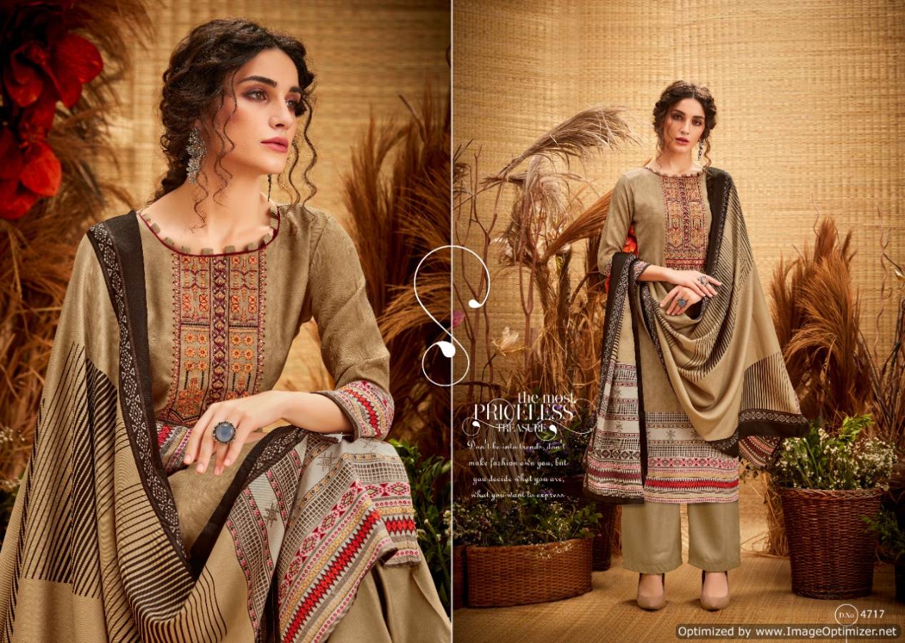 Levisha By Pakiza Vol 2 Pure Pashmina Printed Dress Material