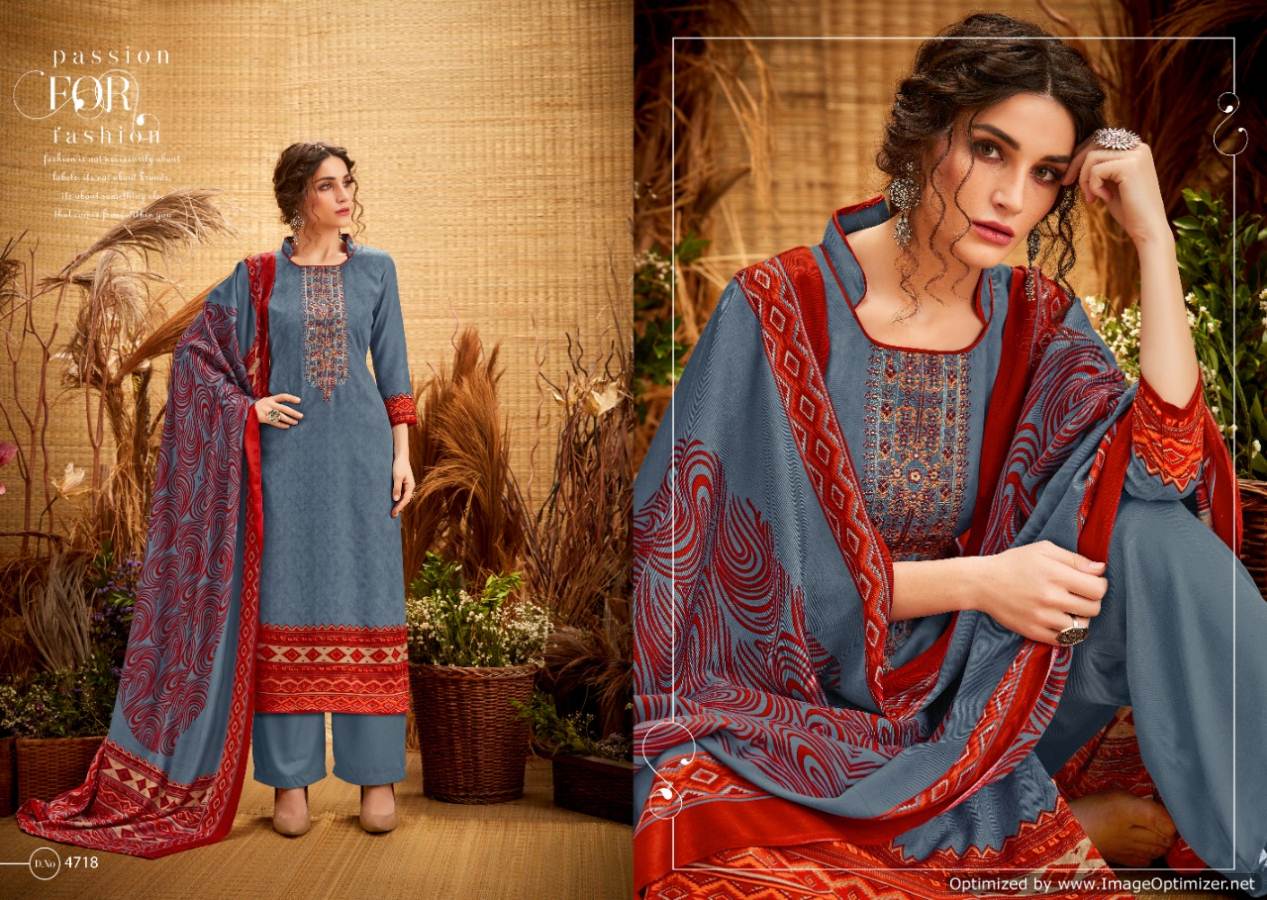 Levisha By Pakiza Vol 2 Pure Pashmina Printed Dress Material