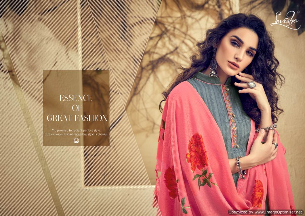 Levisha By The Magnet Pure Pashmina Printed Dress Material Catalogue