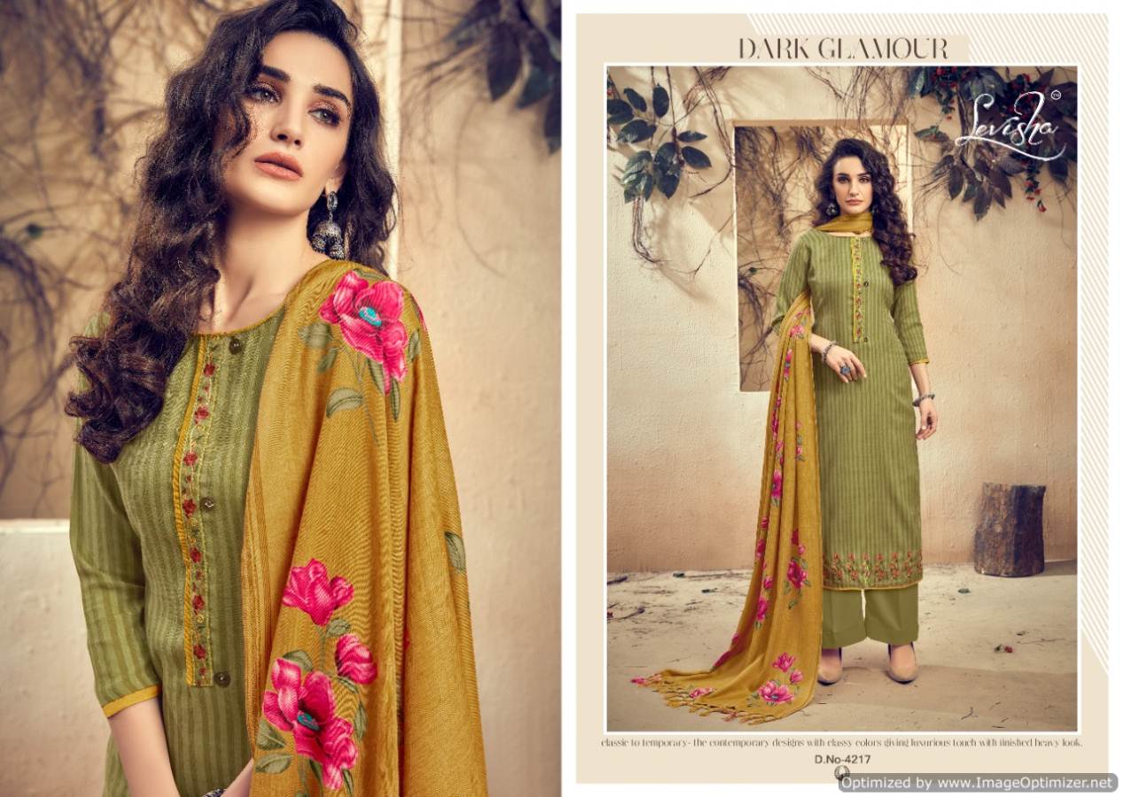 Levisha By The Magnet Pure Pashmina Printed Dress Material Catalogue